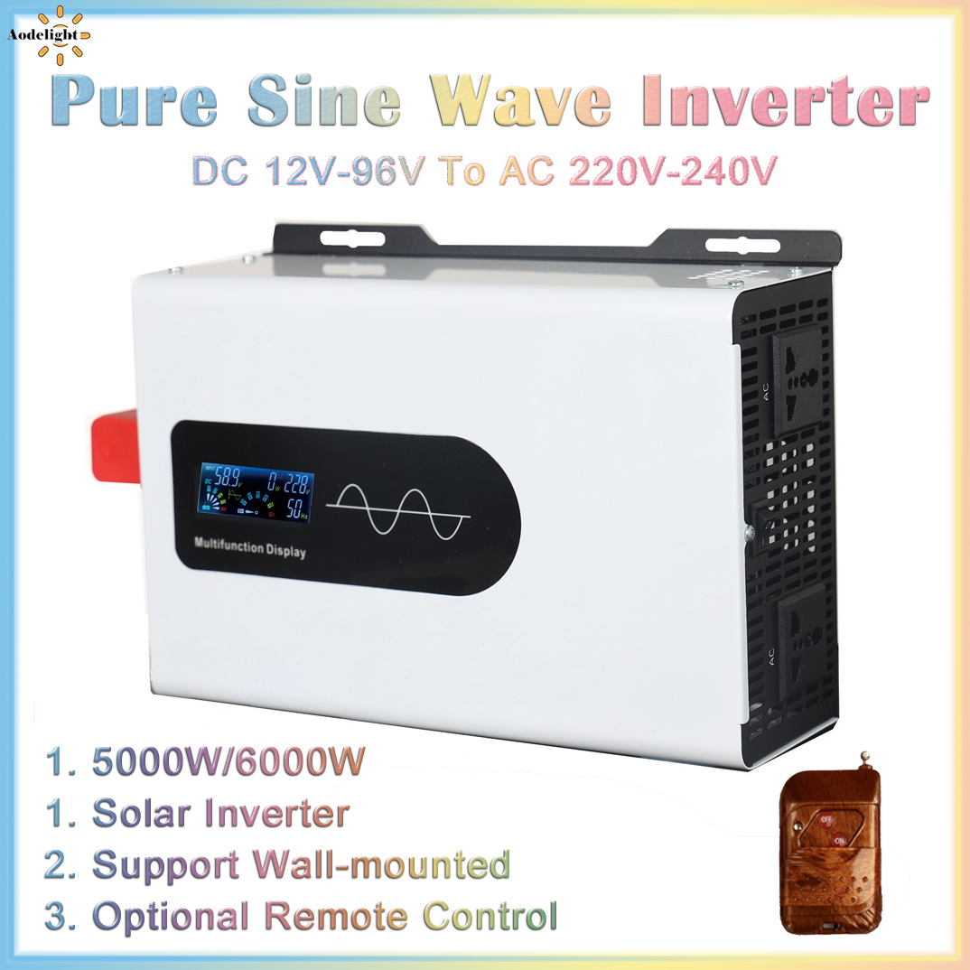 Pure Sine Wave Inverter 5000W 48V 220V - محول موجة جيبية نقي 12 فولت