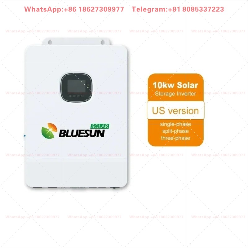 Split Phase Inverter 10Kw 110V 220V - محول طاقة شمسية هجين ثنائي الطور