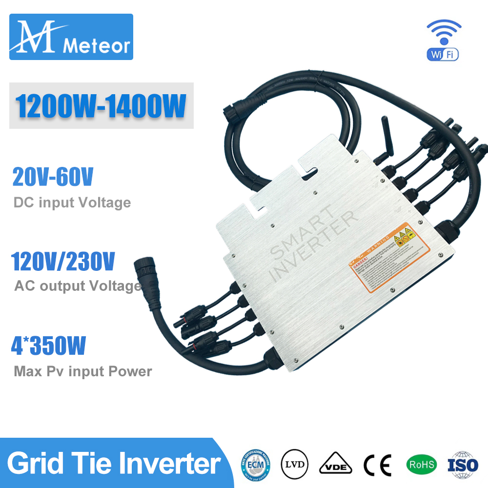 Micro Inverter 1400W Solar Grid Tie - 1200 واط 1400 واط الشمسية شبكة