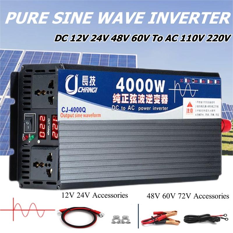 Inverter Pure Sine Wave 60Hz 120V 3000W - 4000 واط/5000 واط/5500 واط/3000 واط نقية