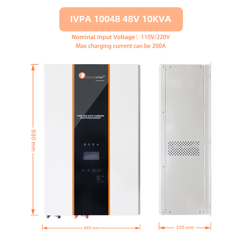 110 فولت/220 فولت 48 فولت محول - مراجعة Split Phase Inverter 10Kw 110V 220V وسعره