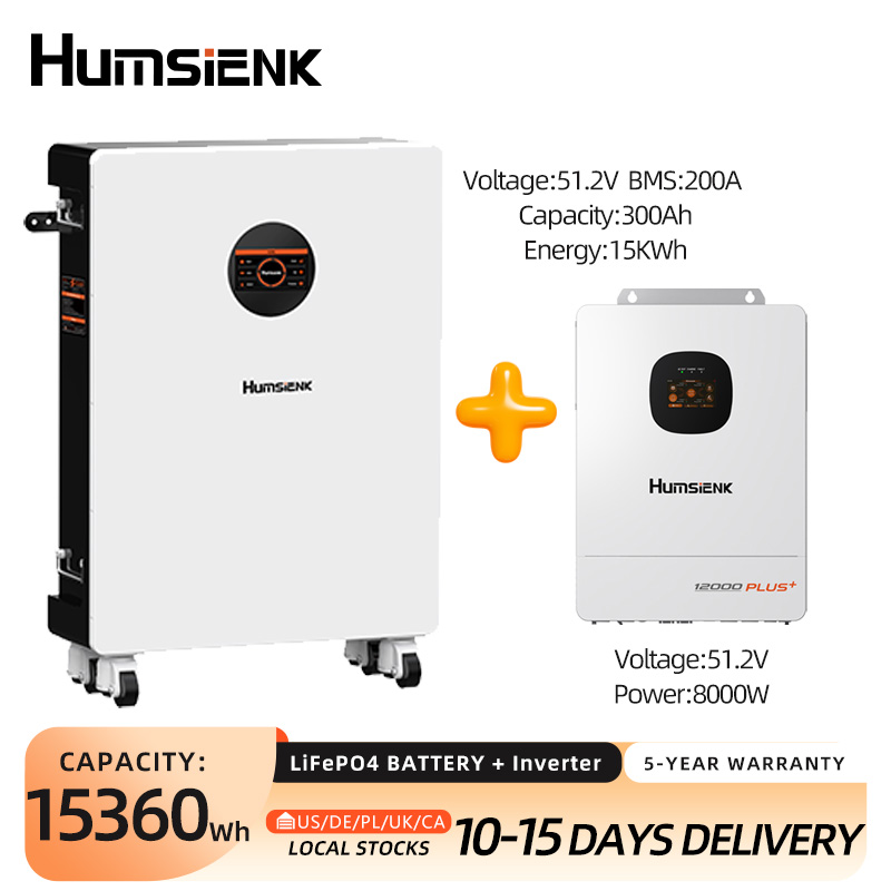 بطارية Humsienk 48V 300Ah LiFe - مراجعة Mppt Hybrid Inverter 48V 8Kw 3 Phase وسعره