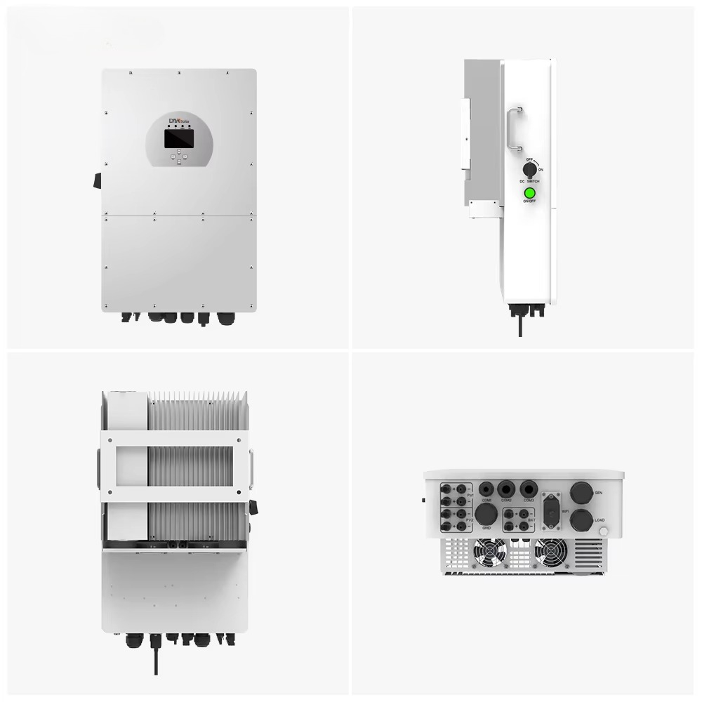 العاكس الشمسي الهجين MPPT 48V  - مراجعة Mppt Hybrid Inverter 48V 8Kw 3 Phase وسعره