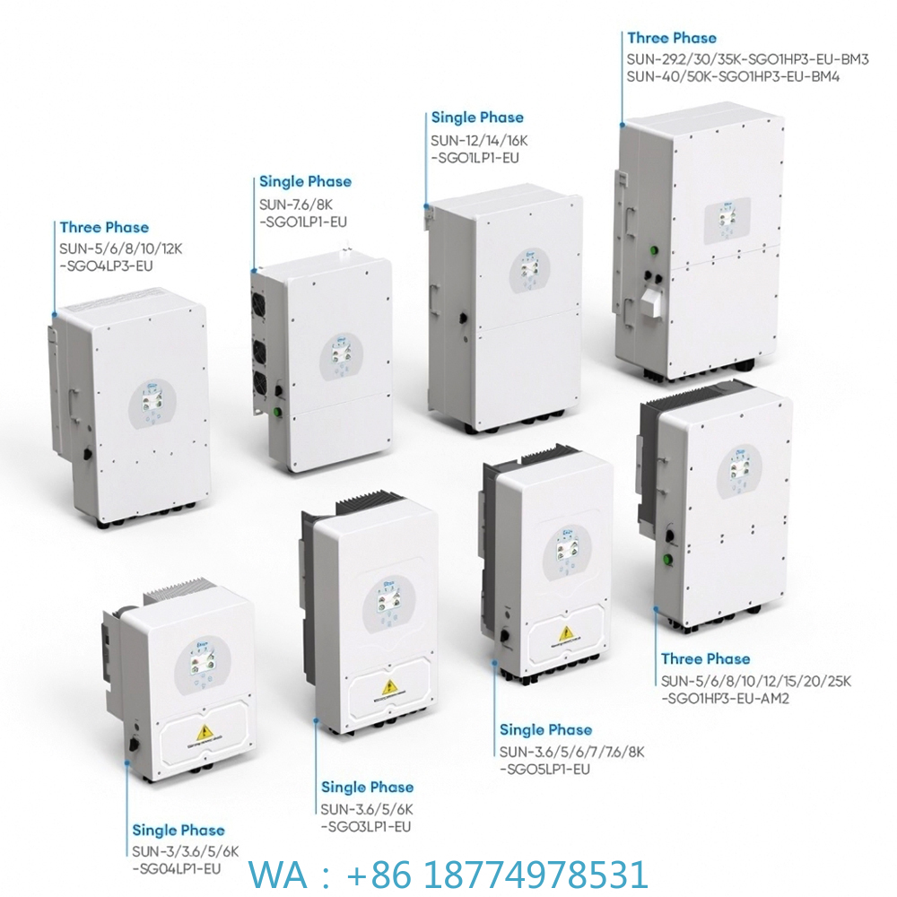 عاكس شمسي هجين ثلاثي الطور من  - مراجعة Mppt Hybrid Inverter 48V 8Kw 3 Phase وسعره