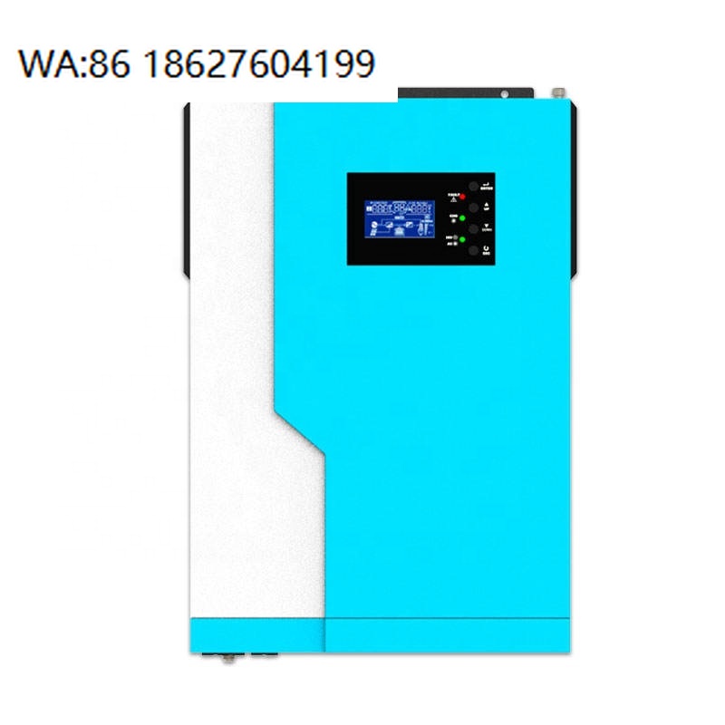 محول طاقة شمسية هجين 12 فولت/2 - مراجعة Hybrid Solar Inverter 5.5Kw Mppt 48V وسعره
