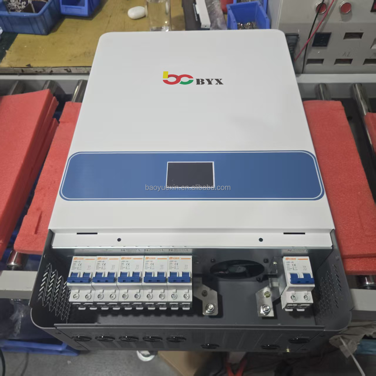 محول طاقة شمسي هجين منخفض التر - مراجعة Split Phase Inverter 10Kw 110V 220V وسعره