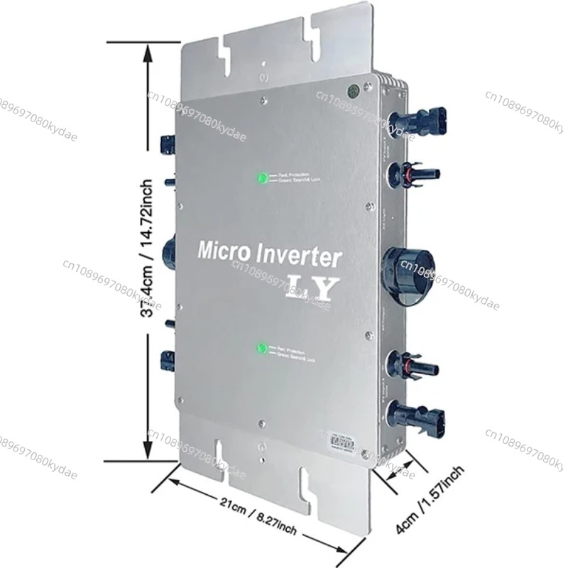 محول طاقة شمسية صغير مقاوم للم - مراجعة Micro Inverter 1400W Solar Grid Tie وسعره
