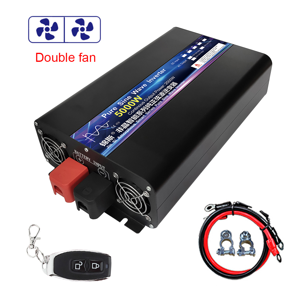 نقية شرط لموجة عاكس الطاقة 200 - مراجعة Pure Sine Wave Inverter 5000W 48V 220V وسعره