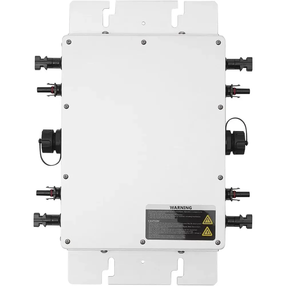 محول طاقة شمسية صغير متصل بالش - مراجعة Micro Inverter 1400W Solar Grid Tie وسعره