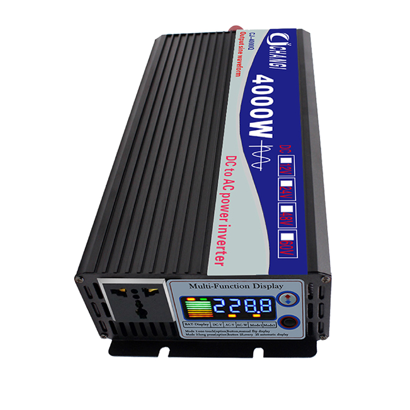 محول لموجة جيبية نقية 12 فولت  - مراجعة Inverter Pure Sine Wave 60Hz 120V 3000W وسعره