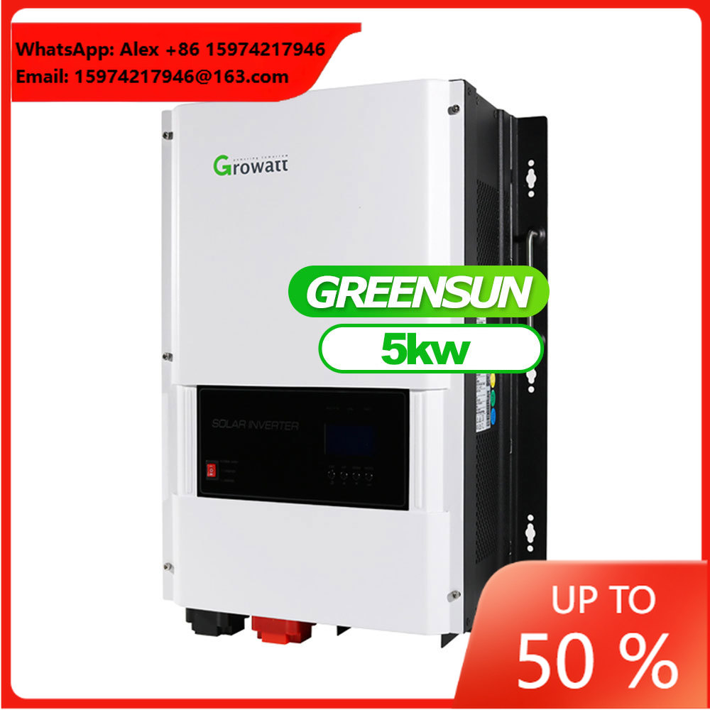 محول طاقة هجين من Growatt خارج - مراجعة Off Grid Solar Inverter 48V 6000W وسعره