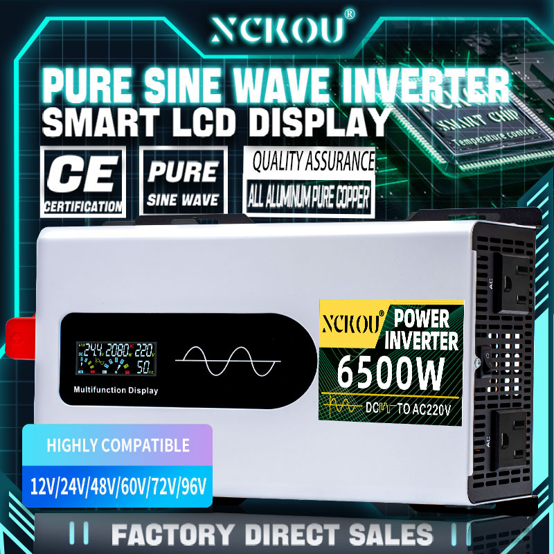 Inversor 12 فولت 24 فولت 48 فو - مراجعة Pure Sine Wave Inverter 5000W 48V 220V وسعره