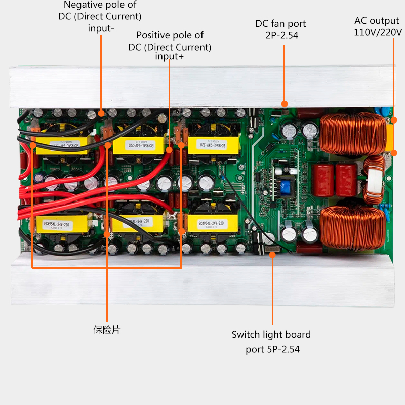 8000 واط نقية شرط لموجة العاكس - مراجعة Pure Sine Wave Inverter Board 24V 48V وسعره