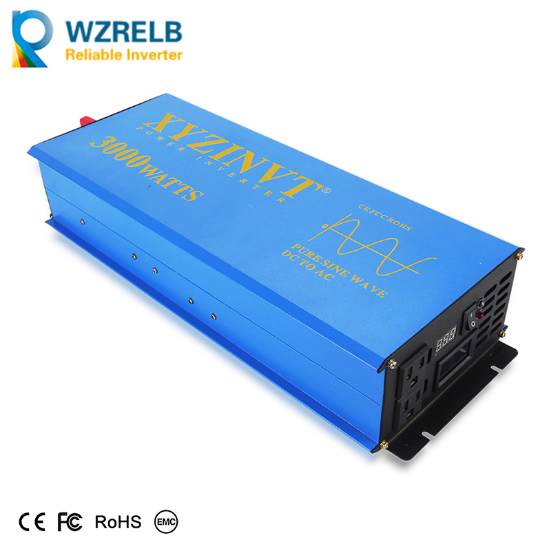 3000 واط عاكس الطاقة الشمسية 2 - مراجعة Inverter Pure Sine Wave 60Hz 120V 3000W وسعره